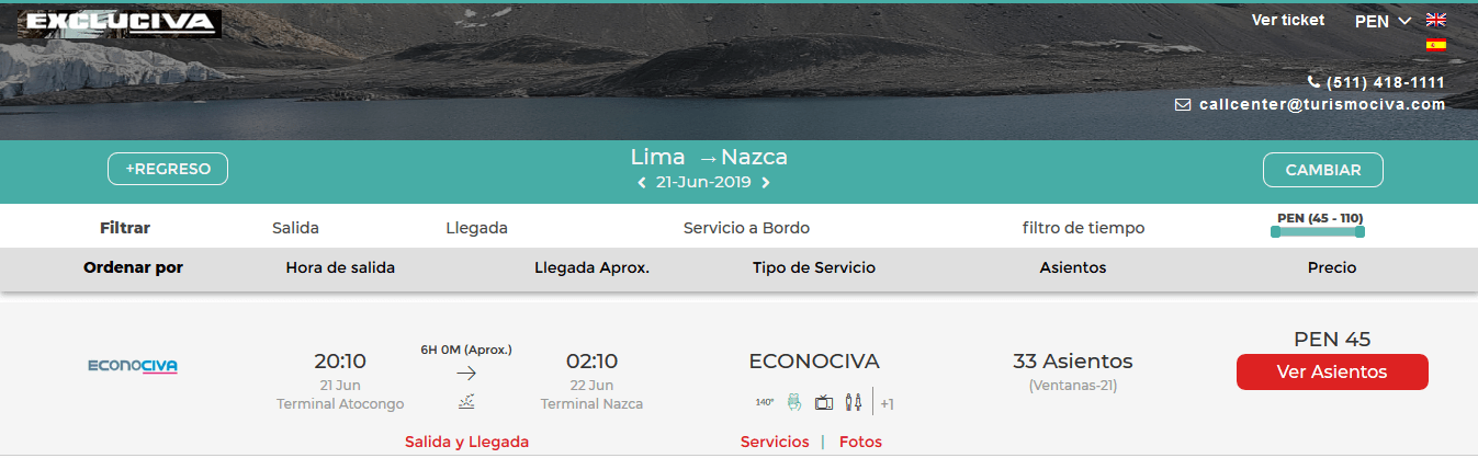 Empresas de Bus a Nazca desde Lima 🥇 Empresas de Bus a Nazca desde Lima 🥇